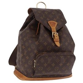 LOUIS VUITTON Monogram Montsouris GM Backpack M51135 LV Auth bs35999 Monogram