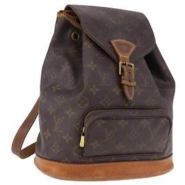 LOUIS VUITTON Monogram Montsouris MM Backpack M51136 LV Auth BA13800 Monogram