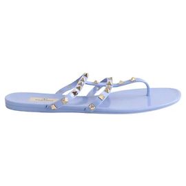 Valentino Blue Plastic Sandals Size 42 Blue
