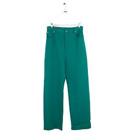 Balenciaga Pantalon large vert Vert