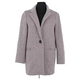 Maje Black Wool Coat Black