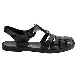 Gucci Espadrilles Black Rubber Size 41 Black