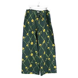 Burberry Calça larga verde Verde