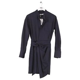 Isabel Marant Etoile Kleid aus Wolle Anthrazit Anthrazitgrau