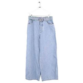 Jeans largos de algodão azuis Bottega Veneta Azul