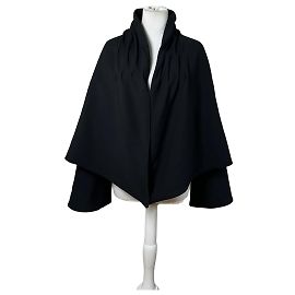 Giorgio Armani Vintage Armani Wool Cape Black S Black