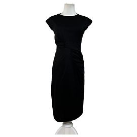 Salvatore Ferragamo Vintage Ferragamo Viscose Blend Dress Black L Black