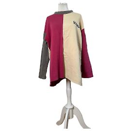 Autre Marque Pullover de algodão vintage Kansai Yamamoto para homem Creme Ferrugem Cinza M Bege