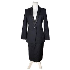 Tailleur jupe vintage Cartier noir S Noir