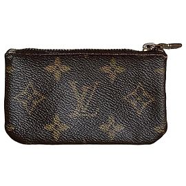 Monedero Vintage Louis Vuitton Monogram Canvas Marrón Oro Castaño