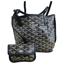 Goyard Saint Louis PM Sac Cabas avec Pochette Marron Noir Blanc