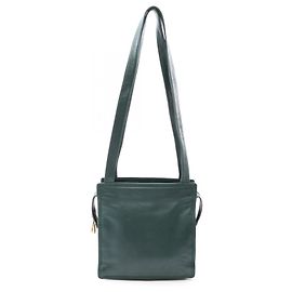 Sac cabas Loewe Anagram - Cuir vert Vert