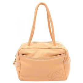 Mini sac cabas Anagram Loewe Orange