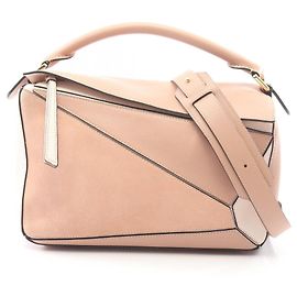 Borsa Loewe Puzzle Medium 2-Way Handbag Rosa