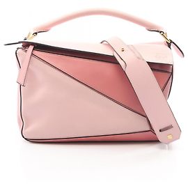 Loewe Puzzle Bag Medium 2-Way Handbag Pink