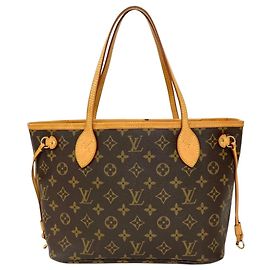 Sac cabas Louis Vuitton Neverfull PM Marron Monogramme