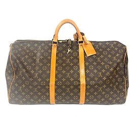 Bolsa Boston Louis Vuitton Keepall 60 Marrom Monograma