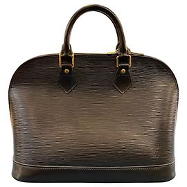 Borsa Louis Vuitton Alma 1997 in pelle Epi nera Altro