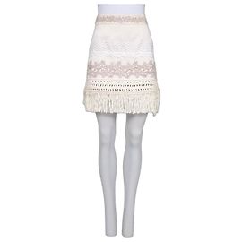 Weißer Strickrock Louis Vuitton - Größe FR36/S Gebraucht Andere