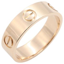 Bague Love de Cartier en or rose 18K Doré