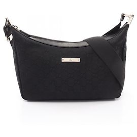 Bolsa de Ombro Gucci GG Canvas Preto