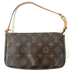 Louis Vuitton Pochette Accessoires Handbag Pouch M51980 Brown Monogram