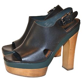Marni x H&M Leather Platform Heeled Sandals Multiple colors
