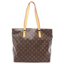 Sac cabas Louis Vuitton Cabas Mezzo Monogram Marron