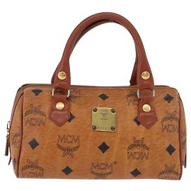 MCM Visetos logogramme Leather Marrom