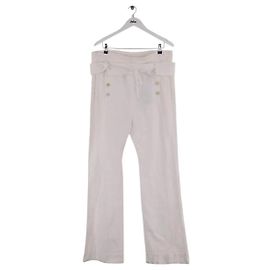 Ann Demeulemeester Jeans de corte reto branco Branco