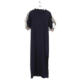 Robe Sacai en coton noir Taille L Noir
