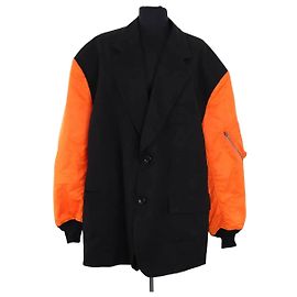 Schwarze Wolljacke von Junya Watanabe Schwarz