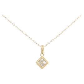 Autre Marque Collier en diamant Au750 Doré