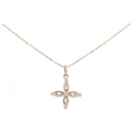 Autre Marque Au750 Diamant-Halskette Pink