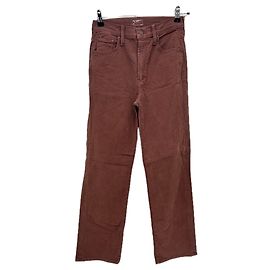 Mother Jeans braun aus Baumwolle Größe 25 Braun