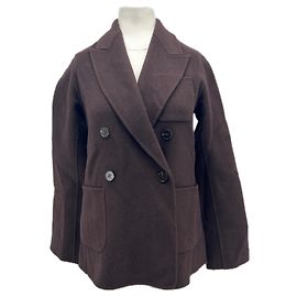Whistles Blazer marrón de lana Castaño