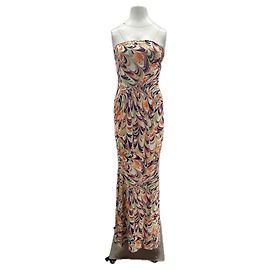 Autre Marque Vestido largo multicolor Multicolor