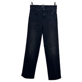 Mother Jeans Schwarz Baumwolle Größe 24 Schwarz