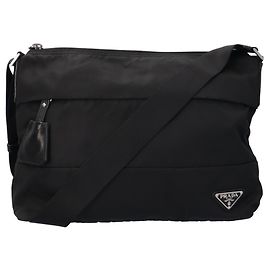 Borsa a tracolla in nylon Prada Nero