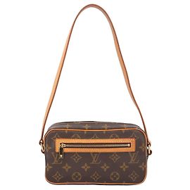 Pochette Cité Monogram Louis Vuitton Borsa a Spalla Marrone Altro Monogramma