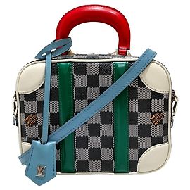 Bolsa Louis Vuitton Valisette BB Marrom Multicor Outro Damier ebene