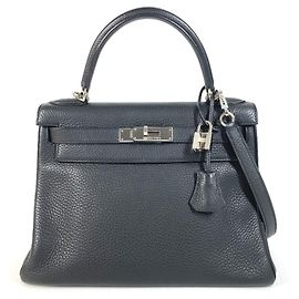 Hermès Borsa 2-Way HERMES Kelly 28 Nero