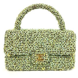 Sac à main Chanel Vintage CC Coco Mark Logo Vert