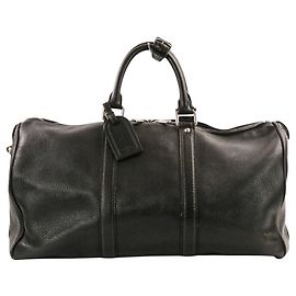 Sac Boston Louis Vuitton Tobago Line Keepall 50 Noir