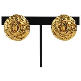 Orecchini a clip Chanel Vintage Coco Mark D'oro
