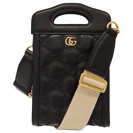 Bolsa de mão mini GG Matelassé GUCCI Preto