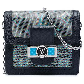 Louis Vuitton Blue Monogram LV Pop Dauphine Bumbag BB Azul