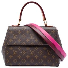 Louis Vuitton Marrón Monogram Cluny BB Castaño