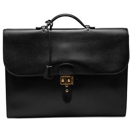 Hermès Black Togo Sac a Depeches 41 Black