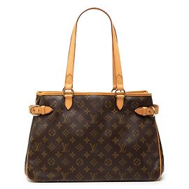 Louis Vuitton Marrom Monogram Batignolles Horizontal Marrom